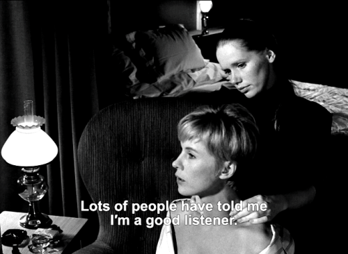 tarkovskologist: Persona (1966) Dir. Ingmar Bergman.