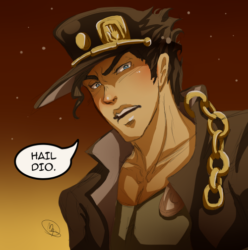 time-resumes: PLOT TWIST! I was talking to @acrimsonsky about jojo crossovers and this came up, so I