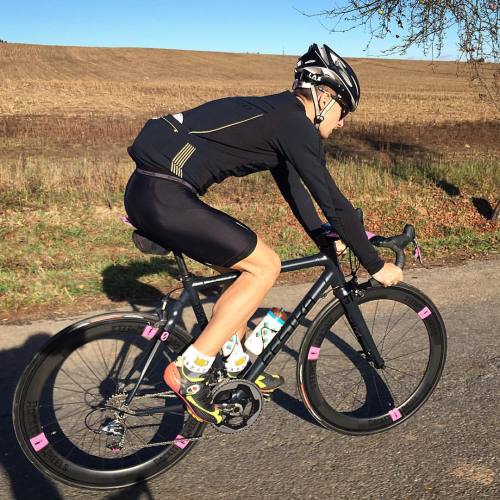 festkabicycles: Mid November short bibs, normally starts snowing these days #festka #sumava (v místě