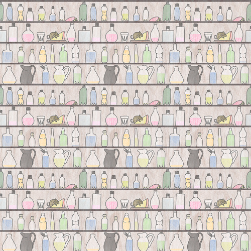 Bottle Pattern Created For Colleges Pattern Project. I Used Everyday Object To Create A Repeating Pattern