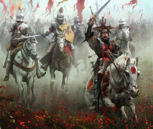 cinemagorgeous:  Beautiful medieval imagery, by artist Jose Daniel Cabrera Peña. 