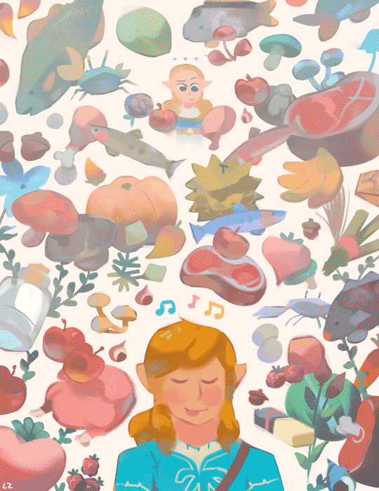 everydaylouie:my piece for the taste of the wild zine!!! thinkin’ about eating,