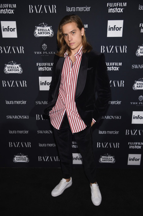 classymike44: Dylan Sprouse looking super handsome at Harper’s BAZAAR Celebration of “ICONS” By Cari