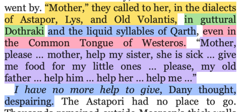 etherealdany: Daenerys, mother to thousands, from Astapor to Lys to Old Volantis to Qarth to the Dot