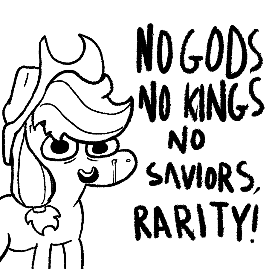 chongotheartist:  Rarity and Apple Jack would make the cutest couple.