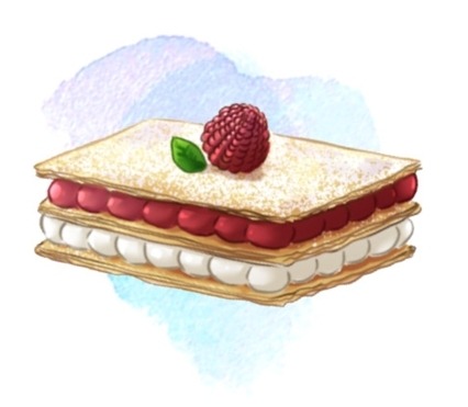 Pastries I drawed as part of a picture I&rsquo;m working on #drawnfood #animefood  www.i