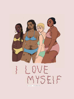 sjowee:  Beginning of my new project called I LOVE MYSELF 😌