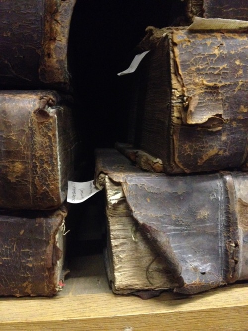 erikkwakkel: Sleeping beauties Resting, that is what these old books appear to be doing. And they de