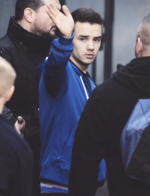  Liam arriving in Glasgow, Feb. 26. 