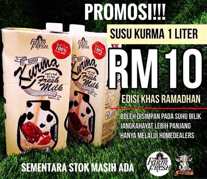 Susu Kurma Farm Fresh Melaka Promosi Minggu Ini Susu Kurma Uht 1 Liter Cuma