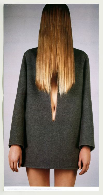cotonblanc:  Visionaire 25: Visionary, Martin Margiela for Hermèsphotography bettina komenda styling desiree heiss make-up houda renita 