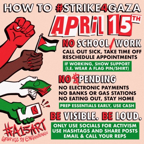 Another Strike To Stand In Solidarity With Palestine.