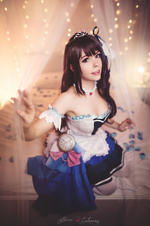 My Uzuki Shimamura costume &lt;3!~~costume by Cosplaysky, wig by Cospickyshoes, clock, crown, ha