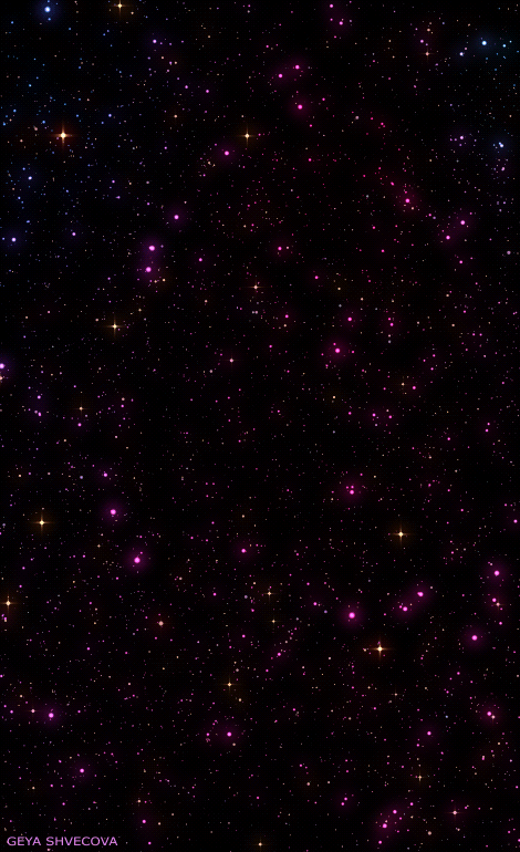 geyashvecova:  Art G.Shvecova (Design graphics - Galactic purple_gold stars_010718)