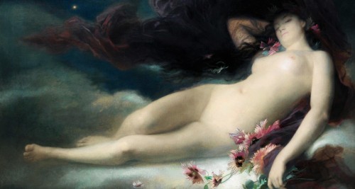 Porn Pics die-rosastrasse: Godesses of night in paintings