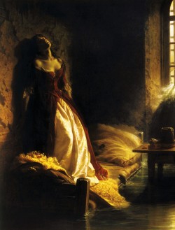 scribe4haxan:    Princess Tarakanova in the Peter and Paul Fortress at the Time of the Flood ~ by Konstantin Dmitriyevich Flavitsky…   
