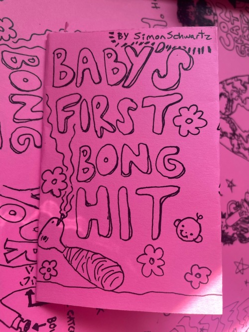 Folded Version Of My New Mini Zine! In Case Any Of You Babies Out There Decide Its Time To Hit A Bong!