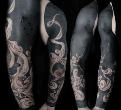 ink-its-art:  Stunning black tattoos by Jonny