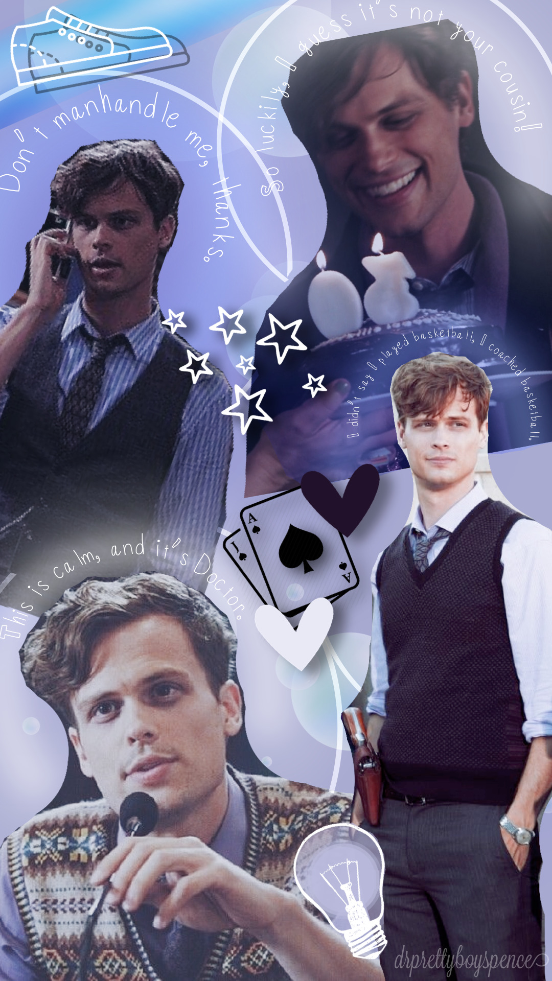 is there any more jello? — I made some Spencer Reid wallpapers for ...