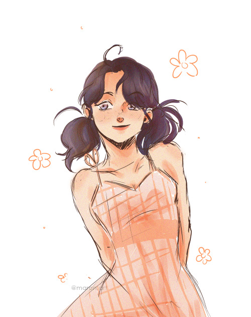 Marinette summer vibes quick sketchLong time ago 