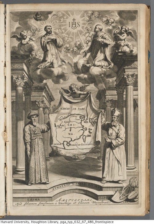 Kircher, Athanasius, 1602-1680. China monumentis, qva sacris quà profanis, 1667.Typ 632.67.486Hought