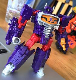 vangeluscentral:  Handsome little shockman #transformers #combinerwars #actionmasters #shockwave #g2 #bruticus