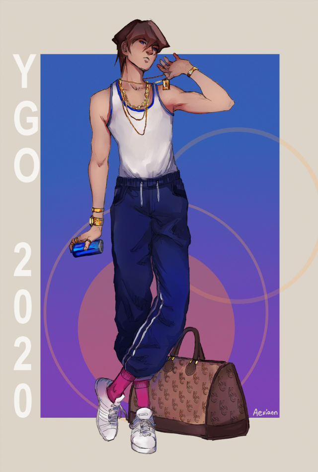 Kaiba no Atem is also a fashion desaster but at least he looks good while doing so