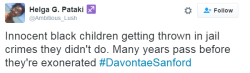 swagintherain:    Davontae Sanford spent 8+ years in prison even after the real murderer confessed… He was convicted at 15 and released yesterday at 23.#NeverForget