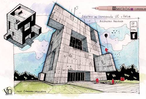 archatlas:   Fer Neyra  A small sampling of the ingenious architectural illustrations by you will fi