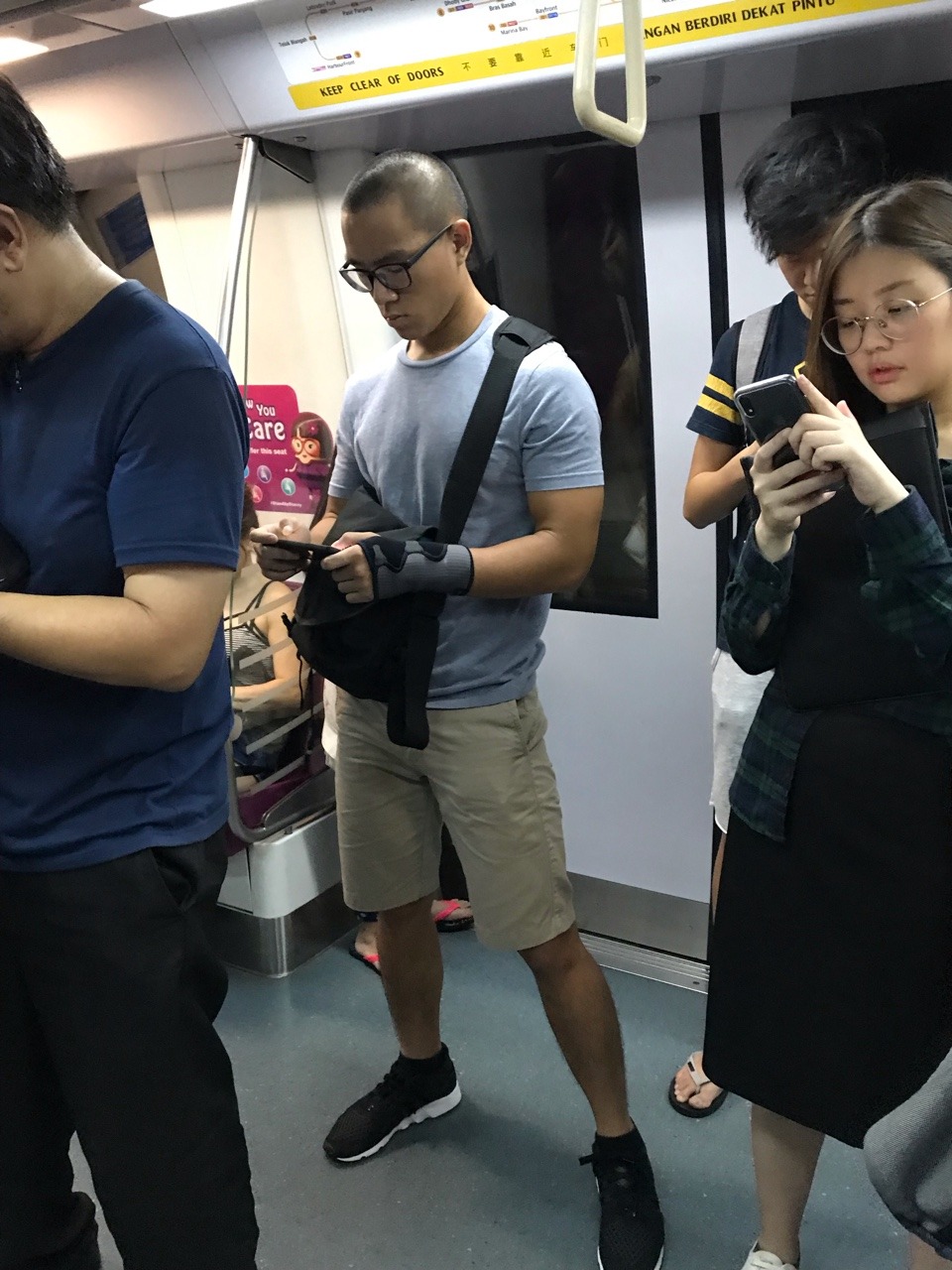 sg-curiousboy:     Slurps nsf. Idk why you keep moving position on the train… like