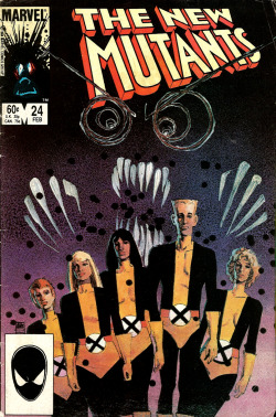 The New Mutants No. 24, Cover Art by Bill