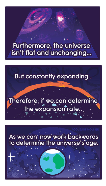 cosmicfunnies:Better late than never! Here’s a comic about the age of the universe! ww