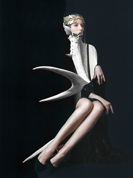 culturenlifestyle:HIGH FASHION VS. SURREALISM | Jesse DraxlerCombining high fashion editorial photography with a collage and surreal sensibility, Draxler’s images are obscure and intriguing. The surreal nature of his work and careful attention to negative