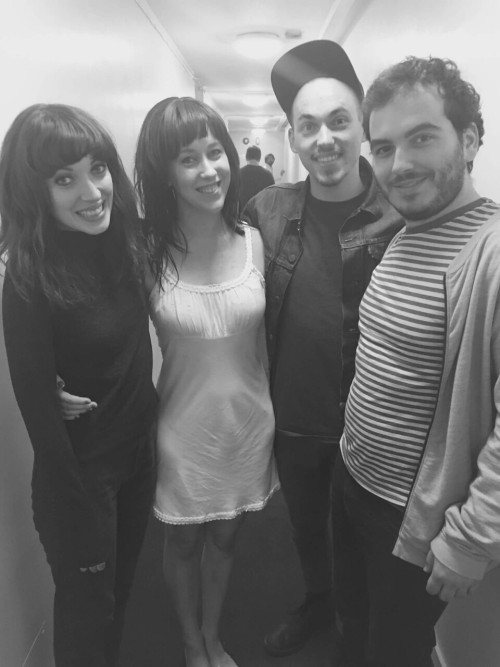 ohdaughter: Elena, Igor & Remi with Marta (incredible dancer) at the shoot of the ‘No Care