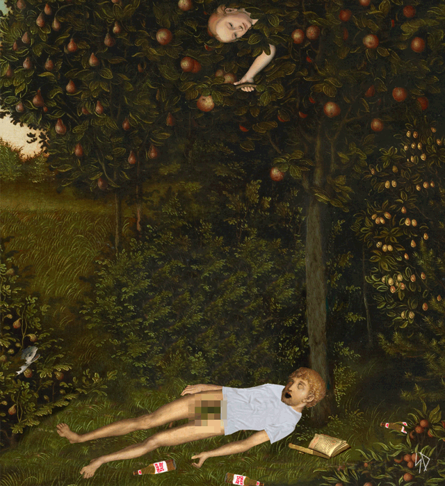 wetheurban:  ART: Remixing the Renaissance into Hilarious Gifs Artist James Kerr