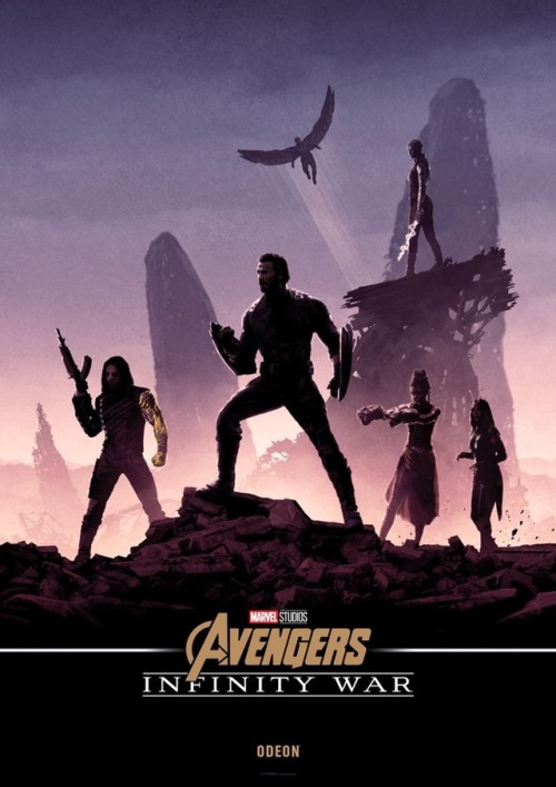 Avengers: Infinity War by Matt FergusonAll five posters available exclusively from Odeon Cinemas HER