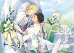 bunbumpbumpus:  Illustration for fanbook &lt;十二月&gt;(the twelve months)  I got the month June and the theme wedding so here comes the picture. Hope I can see this come true one day. 