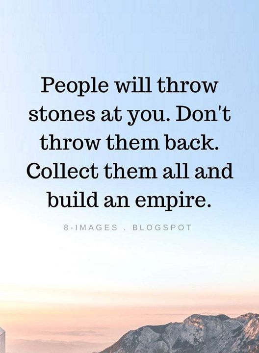 those who throw stones