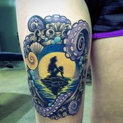 inkeddisney:  Amazing Little Mermaid piece