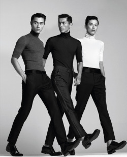 daisukeuedasource:  L’Officiel Hommes Korea August 2012 issue. 