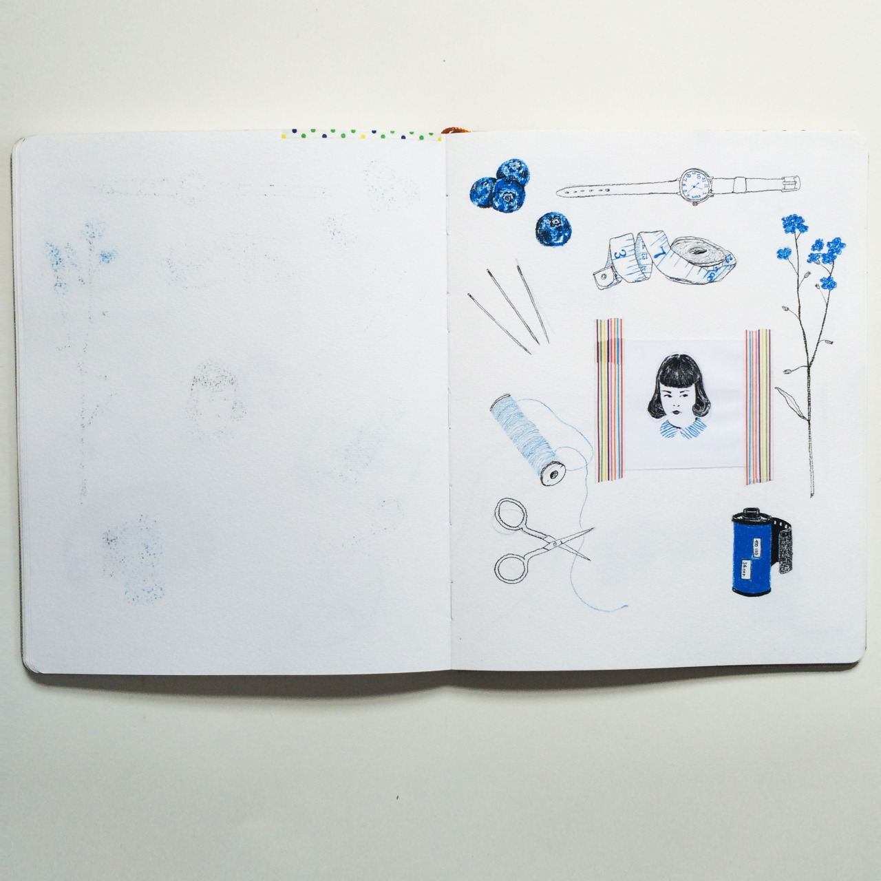 aimeebeebrooks:  most of my work is done in my sketchbook. here are the original