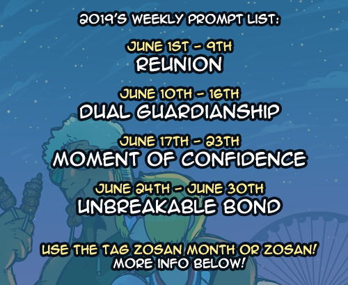 onigirifortwo: It’s time for the fourth annual ZoSan month! WHAT THIS MONTH IS ABOUT: What is ZoSan 