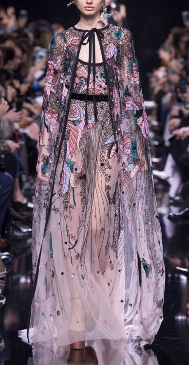 funfettiaesthetic: Elie Saab Paris Fashion Week Fall 2017