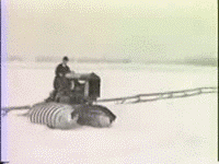 catastrofe:  gif night (they see me… uh… drilling through the snow, they hatin) 