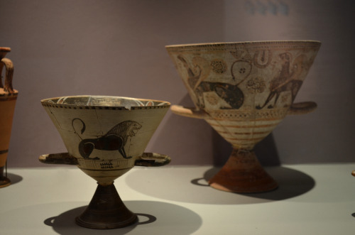 greek-museums:Archaeological Museum of Thessaloniki:Wine cups imported to Thessaloniki from the isla