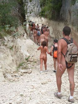 forrealnudistsnaturists:  Hiking - There is an unmistakable primal appeal to being out in the great outdoors when you are nude.  Enjoying the beautiful vistas and the sweeping panorama, away from the hustle and bustle of city life and at one with nature.