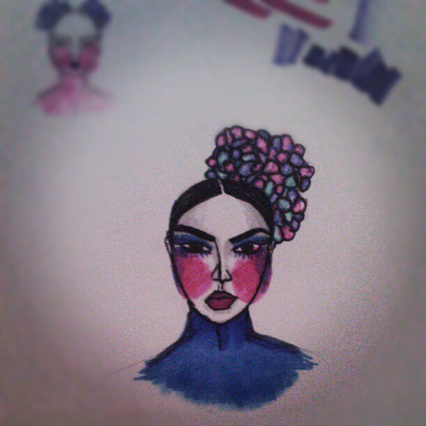 Todays been so unproductive. Having a bit of a Frieda Kahlo five minutes I think