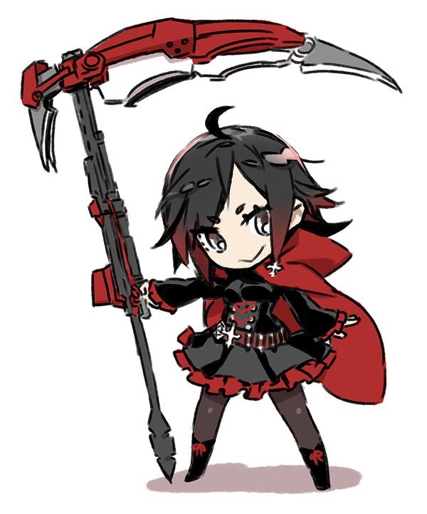 triplezeroandapockerface:  Have a cute chibi Ruby drawn by Shirow Miwa 
