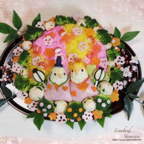 laurenlovecraft-ffxiv:  iamthetwi:  rinlockhart:  archiemcphee:  The Department of Impossible Cuteness may have to take the rest of the week off in order to recover from an overdose of kawaii caused by these bird-shaped foods made my Japanese food artist