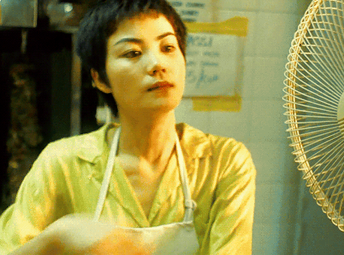 zenien:Faye Wong in Chungking Express (1994)dir. Wong Kar-wai(For Arina @debickis